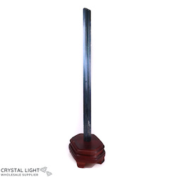 Stibnite Rod on Stand