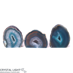 Agate Geode Cut Base Lot