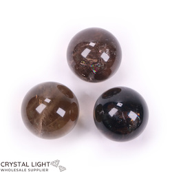 Smokey Quartz Sphere Lot