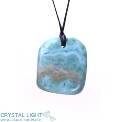 Larimar Flatstone Necklace