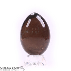 Rutilated Smokey Quartz Egg