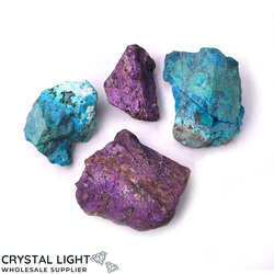 Chrysocolla & Purpurite Specimen Lot