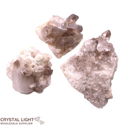 Smokey Quartz Cluster Lot