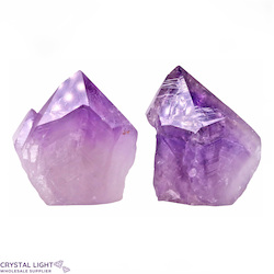Amethyst Natural Cut Base Point Lot