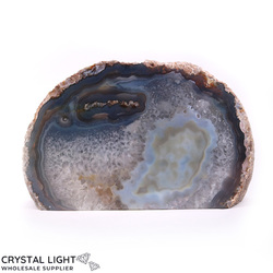 Agate Geodes: Agate Cut Base Large