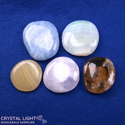 Flatstone Individuals and Lots: Mixed Calcite Flatstone Lot