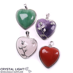 Mixed Heart Pendant Lot
