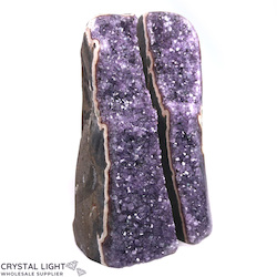 Bookends: Amethyst Bookends