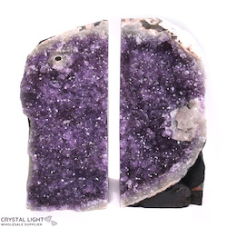 Amethyst Bookends
