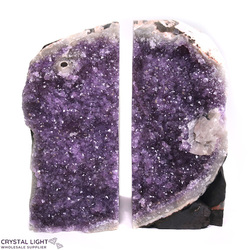 Bookends: Amethyst Bookends