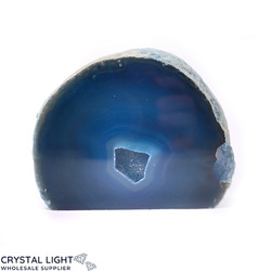 Blue Agate Cut Base
