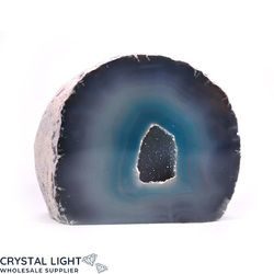 Teal Agate Cut Base