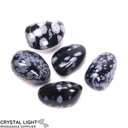 Tumble Lots: Snowflake Obsidian Large Tumble Lot