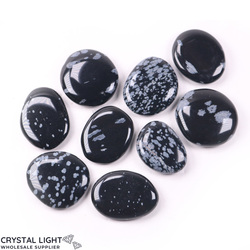 Snowflake Obsidian Small Flatstone Lot