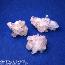 Cluster Lots: Sacred Rose Lithium Quartz Lot