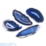 Blue Agate Slice Lot