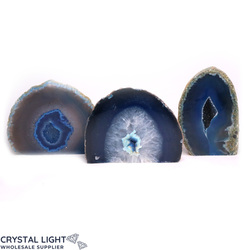 Blue Agate Cut Base Lot