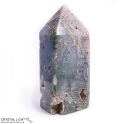 Single Point Listings: Moss Agate Polished Point
