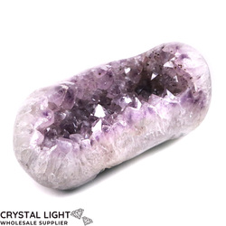 Single Druse Pieces: Amethyst Polished Druse
