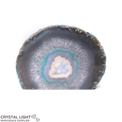 Teal Agate Cut Base