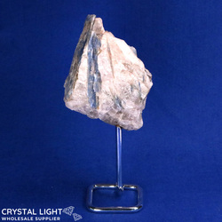 Display Pieces on Stand: Kyanite & Quartz on Stand