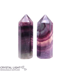 Rainbow Fluorite Point Lot