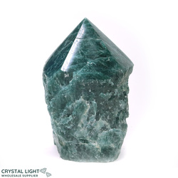 Cut Base Points: Green Apatite Cut Base Point