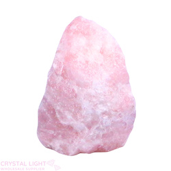 Rose Quartz Rough Cut Base