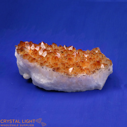 Single Druse Pieces: Citrine Druse Piece