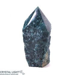Cut Base Points: Green Apatite Cut Base Point
