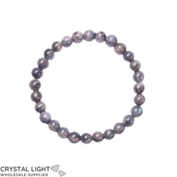 6mm Round Bead Bracelets: Labradorite Bracelet 6mm
