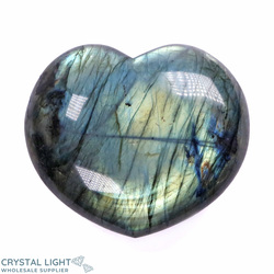 Hearts: Labradorite Heart Large