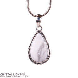Howlite Drop Pendant