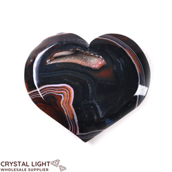 Hearts: Agate Flat Heart