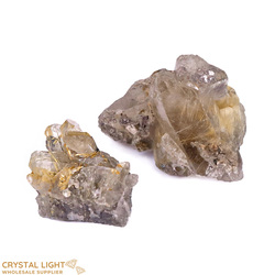 Cluster Lots: Rutilated Smokey Quartz Cluster Lot