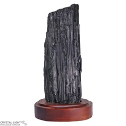 Large Black Tourmaline on Stand