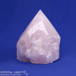 Cut Base Points: Rose Quartz Cut Base Point