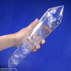 Clear Quartz Vogel Style Wand Large