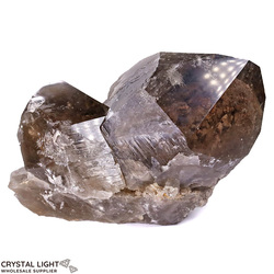 Golden Rutilated Lodolite Natural Twin Point