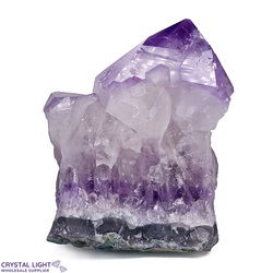 Natural Points: Amethyst Dual Point Cluster