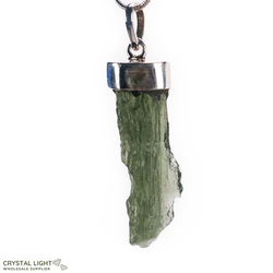 Sterling Silver Pendants: Moldavite Pendant