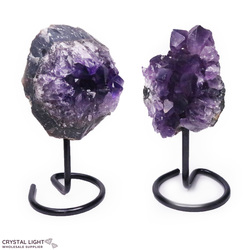 Amethyst Druse on stand Lot