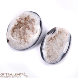 Agate Druse Palmstone Lot