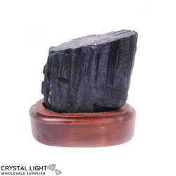 Black Tourmaline on Stand