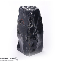 Rough Cut Bases: Black Obsidian Rough Cut Base