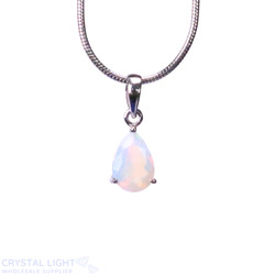 Ethiopian Opal Faceted Pendant