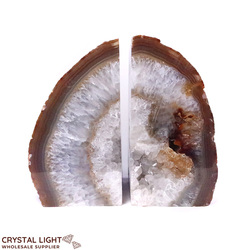 Bookends: Agate Bookends&nbsp;