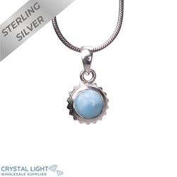 Larimar Stud Pendant