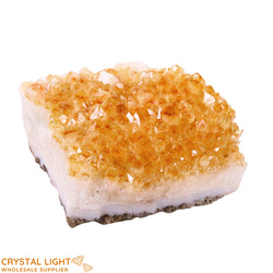 Single Druse Pieces: Citrine Druse