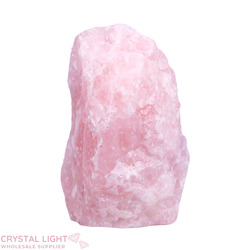 Rose Quartz Rough Cut Base